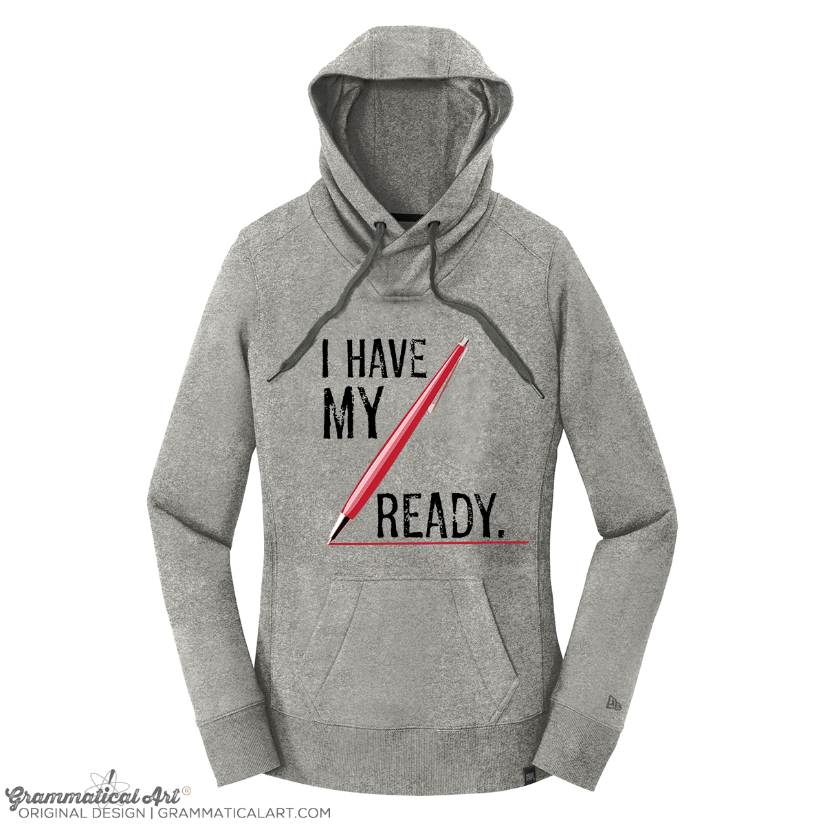 Download I Have My Red Pen Ready Hoodie | Grammatical Art